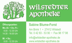 Wilstedter Apotheke Sabine Blume-Forst e.Kfr.